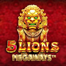 5 Lions Megaways by Pragmatic Play, showcased at fatbetcasinos-es.com – game logo