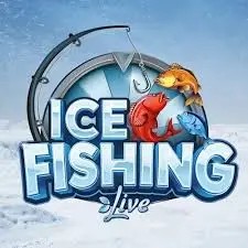 Ice Fishing Live game by Evolution – logo hosted on Fatbet Casino