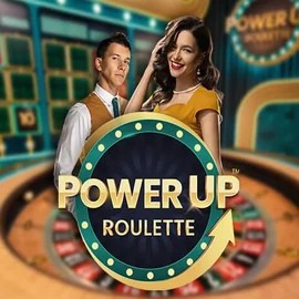 Official Live Casino logo: PowerUP Roulette by Pragmatic Play at Fatbet Casino
