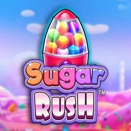 Sugar Rush logo by Pragmatic Play at Fatbet Casino